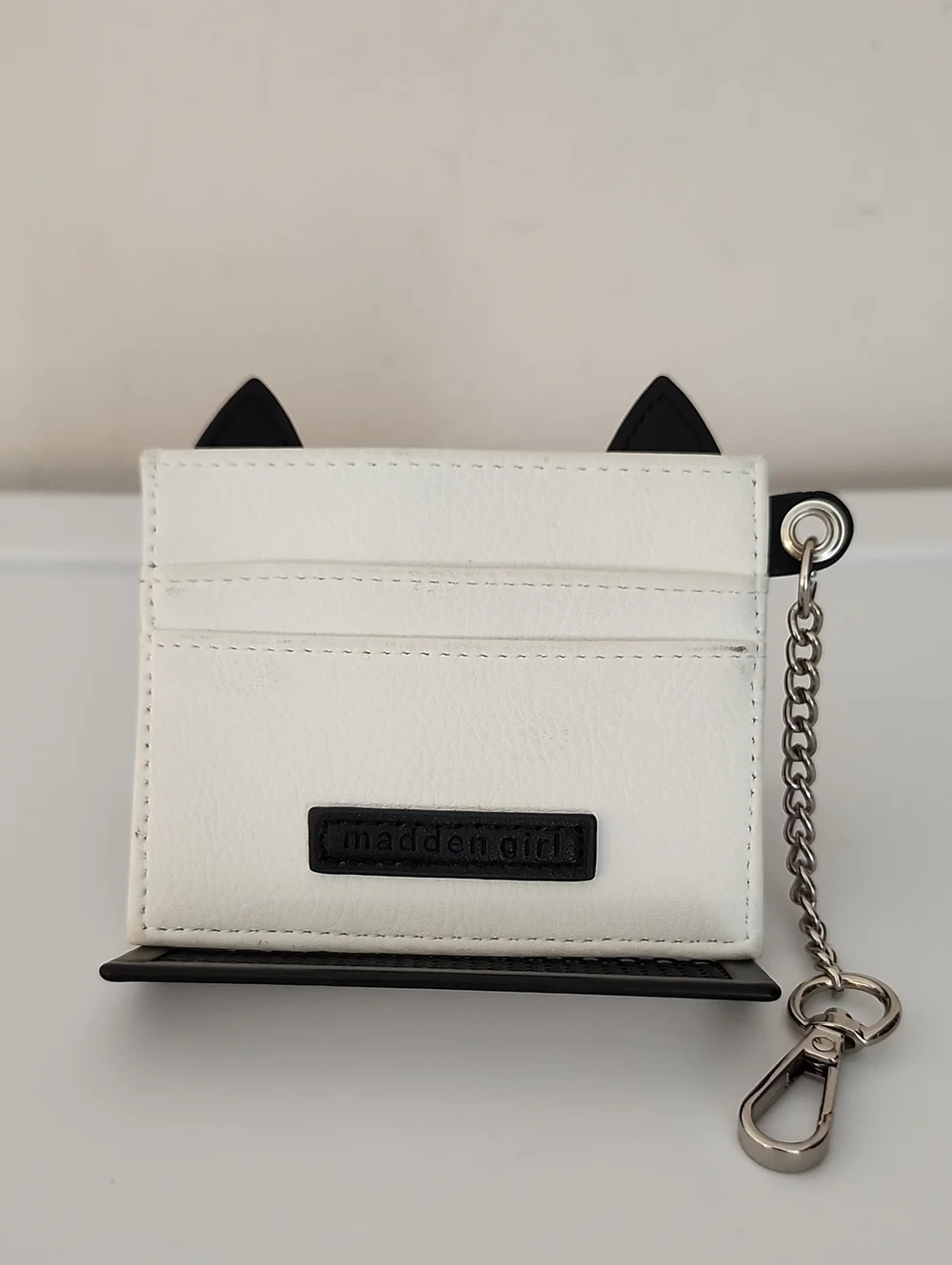 Steve Madden Neoprene Sling Bag w/Free SM Card Wallet Keychain (New)